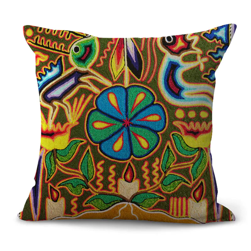 Decorative Plaid Cushion Set for Furniture Decoration