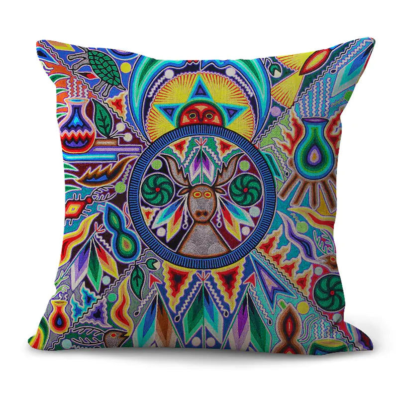 Decorative Plaid Cushion Set for Furniture Decoration