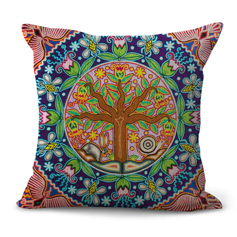 Decorative Plaid Cushion Set for Furniture Decoration